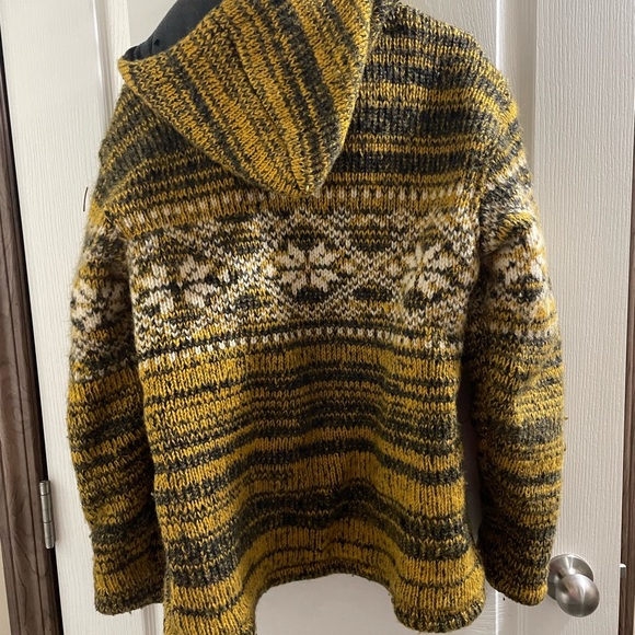 Fleece Lined Wool Hoodie - Picture 3 of 3